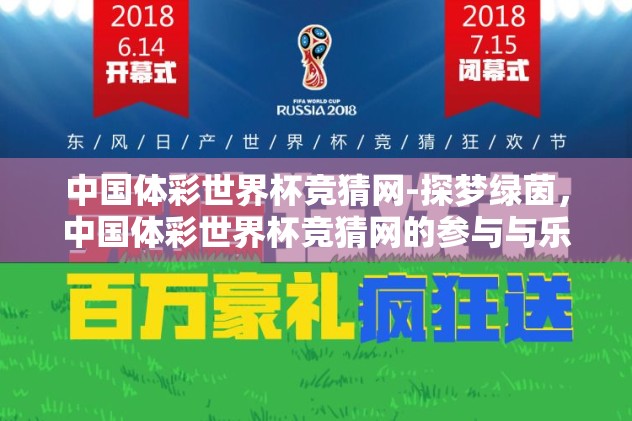 中国体彩世界杯竞猜网-探梦绿茵，中国体彩世界杯竞猜网的参与与乐趣