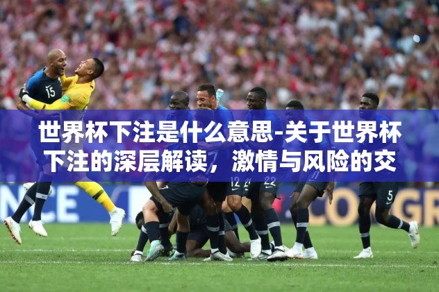 世界杯决赛竞猜推荐-变幻莫测的绿茵战场——探秘2026年世界杯决赛竞猜策略