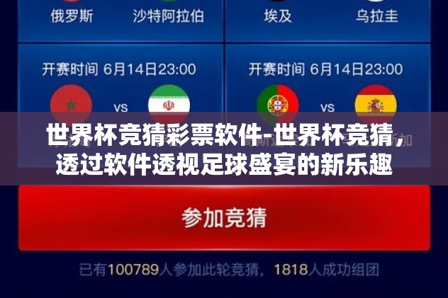 世界杯2026竞猜平台-全球足球盛宴新展望，2026年世界杯竞猜平台的多元体验