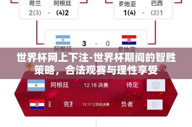 世界杯网上下注-世界杯期间的智胜策略，合法观赛与理性享受