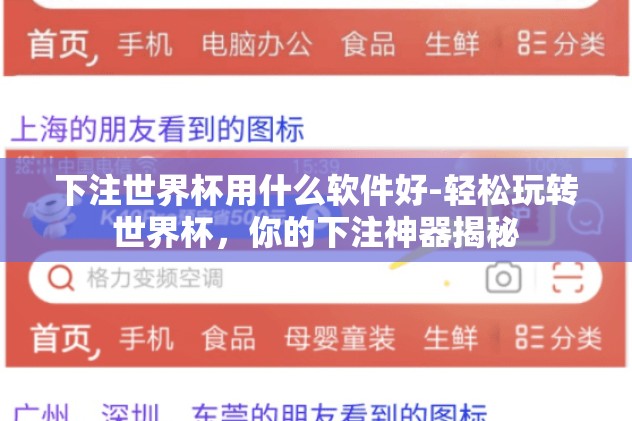 下注世界杯用什么软件好-轻松玩转世界杯，你的下注神器揭秘