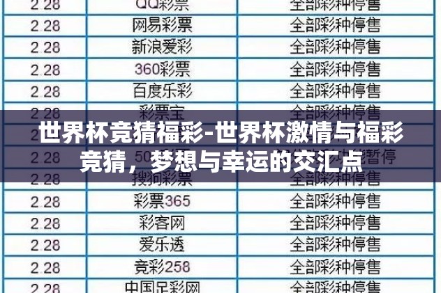 世界杯在哪里下注-探寻世界杯足球赛的合法与安全下注平台