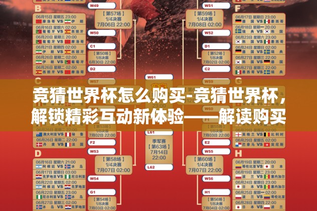 竞猜世界杯怎么购买-竞猜世界杯，解锁精彩互动新体验——解读购买方式与策略