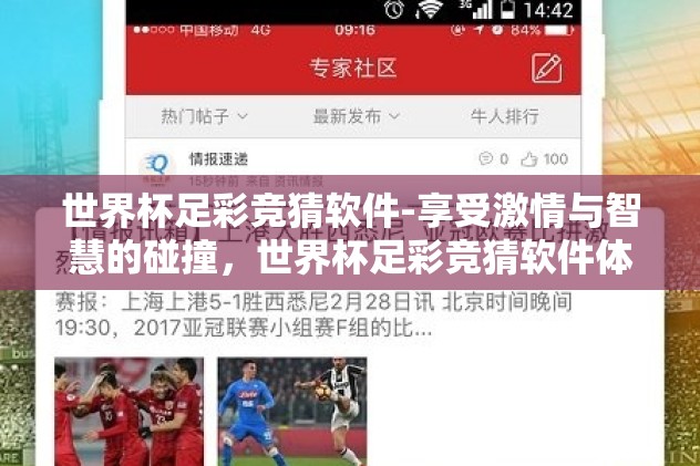 世界杯足彩竞猜软件-享受激情与智慧的碰撞,世界杯足彩竞猜软件体验指南 世界杯足彩竞猜软件-享受激情与智慧的碰撞,世界杯足彩竞猜软件体验指南